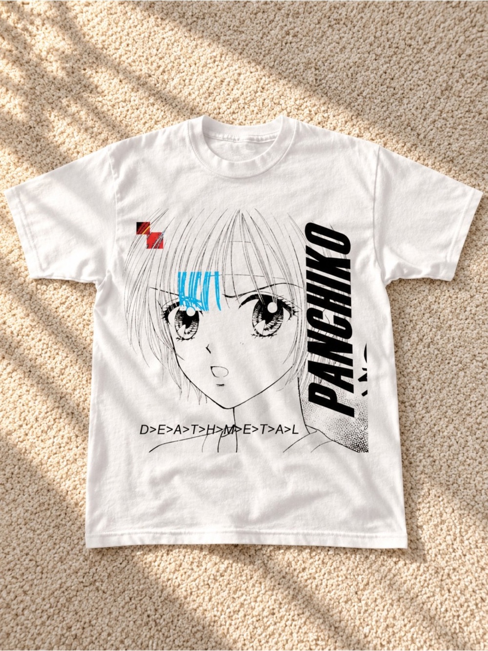 Pangako Manga Graphic T-Shirt White Unisex Tee